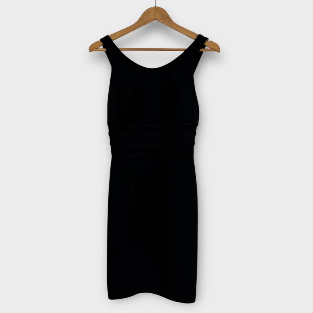 Andrea Polizzi for Rex Lester Women’s Size 2 Black Caged Back Vintage Dress